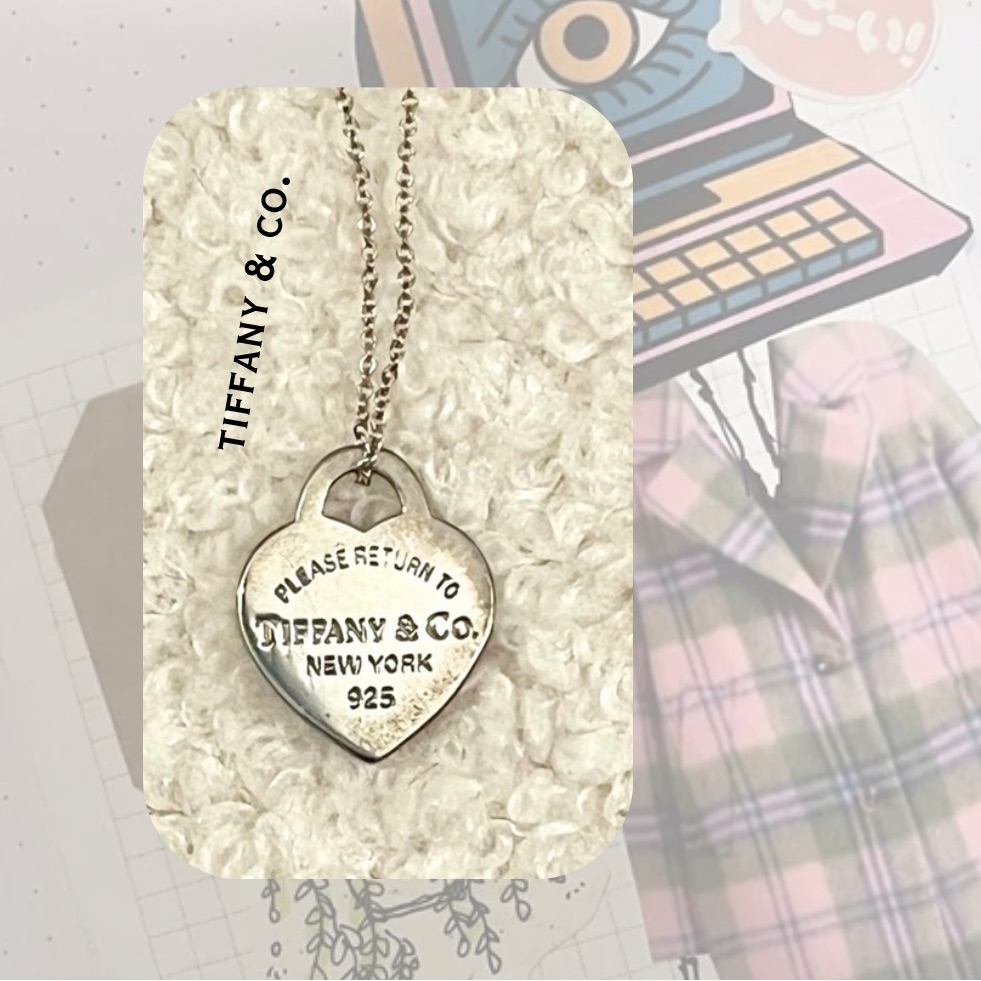 Tiffany Co Iconic Heart Pendant Please Return To Tiffany Silver Necklace 500$